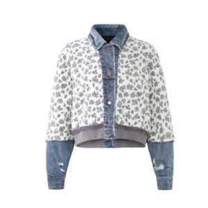 Free people ditsy denim jacket xs-like new